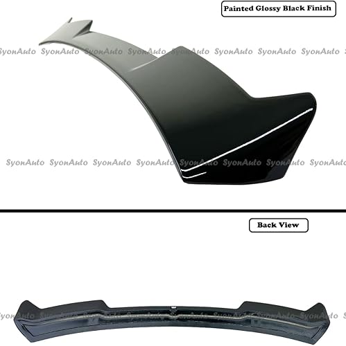 Miniatura 4 de Se adapta a Honda Civic Hatchback 2022-2026 negro brillante trasero techo alerón ala visera