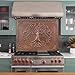 Kitchen Backsplash, Sacred Tree with Celtic Border Copper Backsplash, Custom Copper Backsplash Panel, Handmade Copper Backsplash Tile, Indoor Outdoor Wall Decor (Copper)