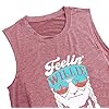 BASCIHOUSE-Women-Tank-Top-Letter-Printed-Shirt-Funny-Graphic-Tee-Summer-Casual-Sleeveless-Vest-Tops Women Tank Top Letter Printed Shirt Funny Graphic Tee Summer Casual Sleeveless Vest Tops (Pink, Medium)