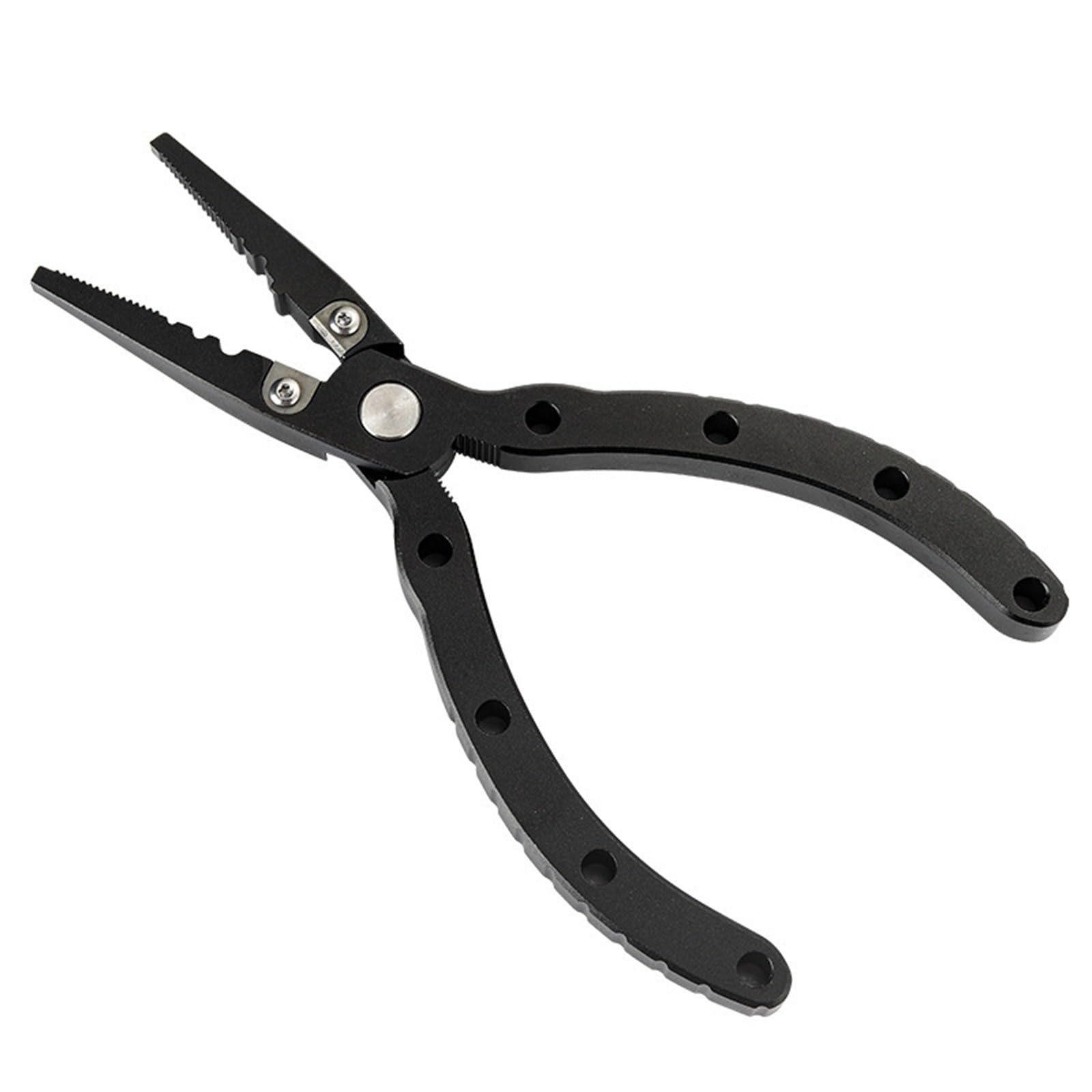 Hogtnd Black Fish Line Cutter, Fish Hook Remover, Fishing, Fish Mouth Clamp, Gripper Tool, Multifunction Pliers For Anglers, Line Cutting Tool