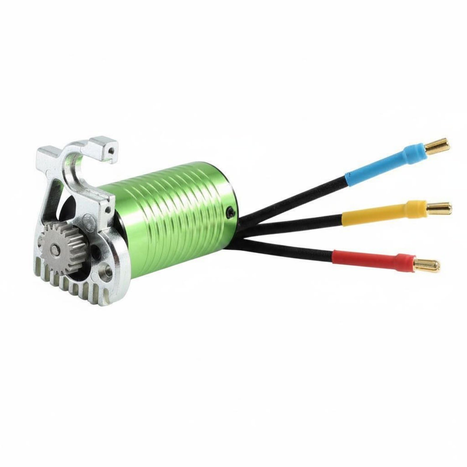 F Fityle Componente de Transmisión de Vehículo Motor para Coche RC Montaje Piñón Tornillos y Llave Carcasa Metálica y Cableado Previo Adecuado para Reposición