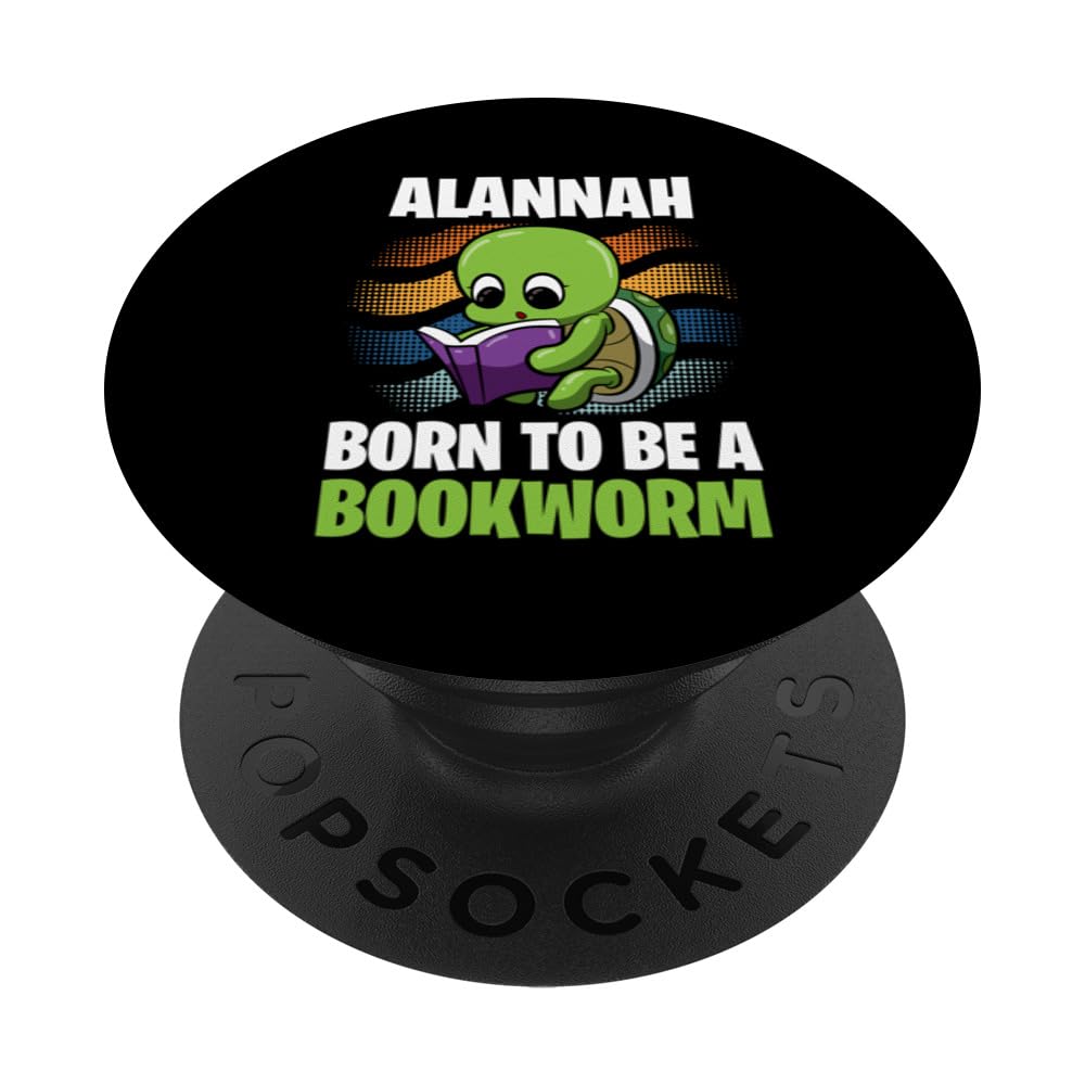 Alannah - Born To Be A Bookworm - Personalized PopSockets Standard PopGrip
