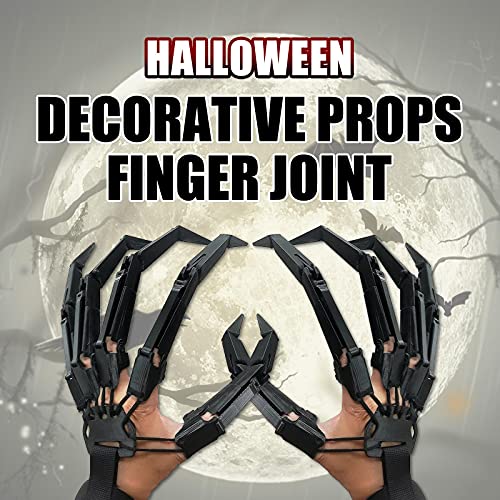 Yusat Halloween Joint Finger, Flexible Joint Finger Extensions, Portable Scary Skeleton Bone Finger - Image 2