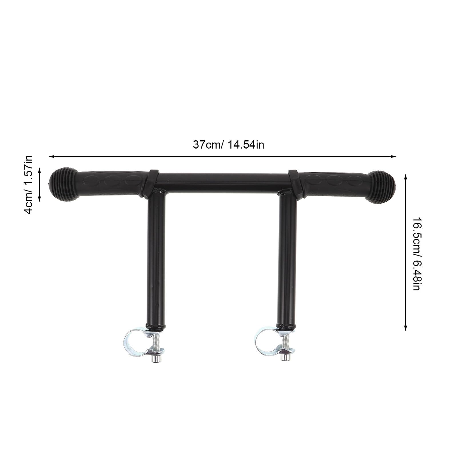 Rallonge de Guidon avec Clips de Tailles Variées en Plastique pour Poussette Compatible Acier Inoxydable pour Sorties en Famille et Voyages