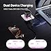 iWALK 65W GaN Charger with Built-in Retractable USB-C Cable, 2 Devices Mini Travel Fast Charging Foldable Wall Charger for MacBook Pro, iPad Pro, Airpods, iPhone 16/15 Pro Max And More