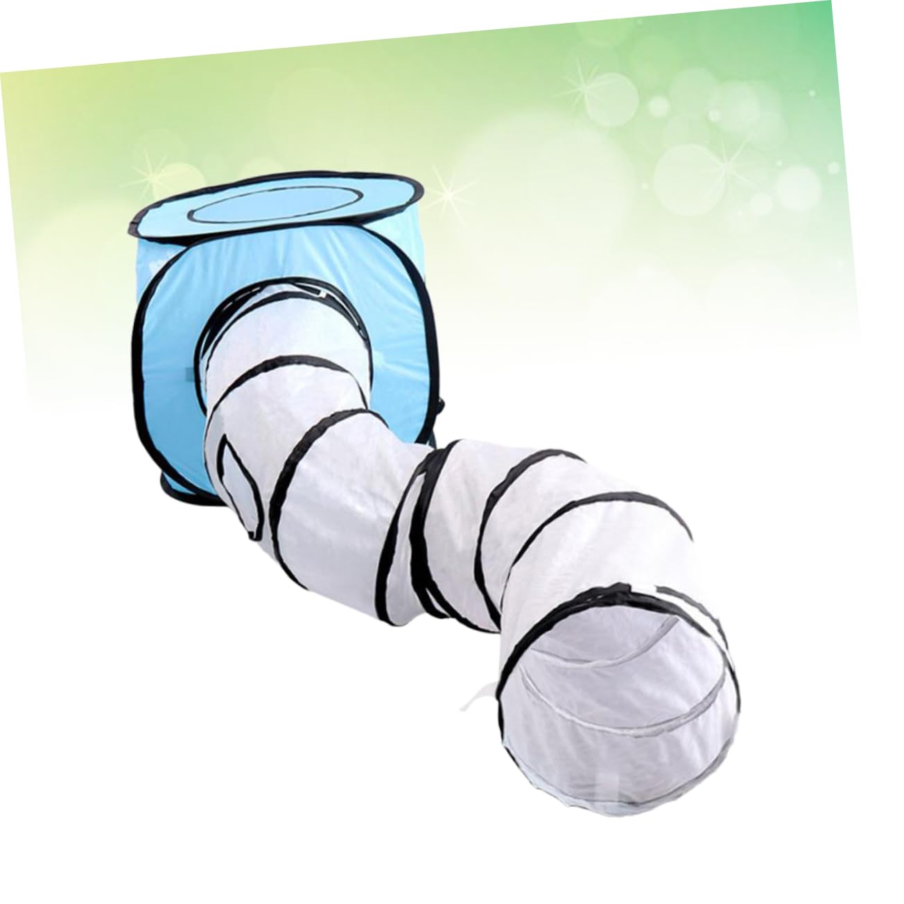 Toyvian Tunnel pour Chat Pliable Forme de S Jouet Interactif et Amusant pour Chats et Chatons
