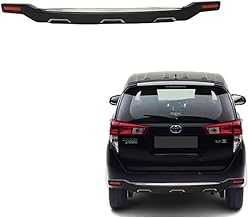 Abs Plastic Car Rear Bumper Protector Guard For Toyota Innova Crysta 2016-2022 - Delite
