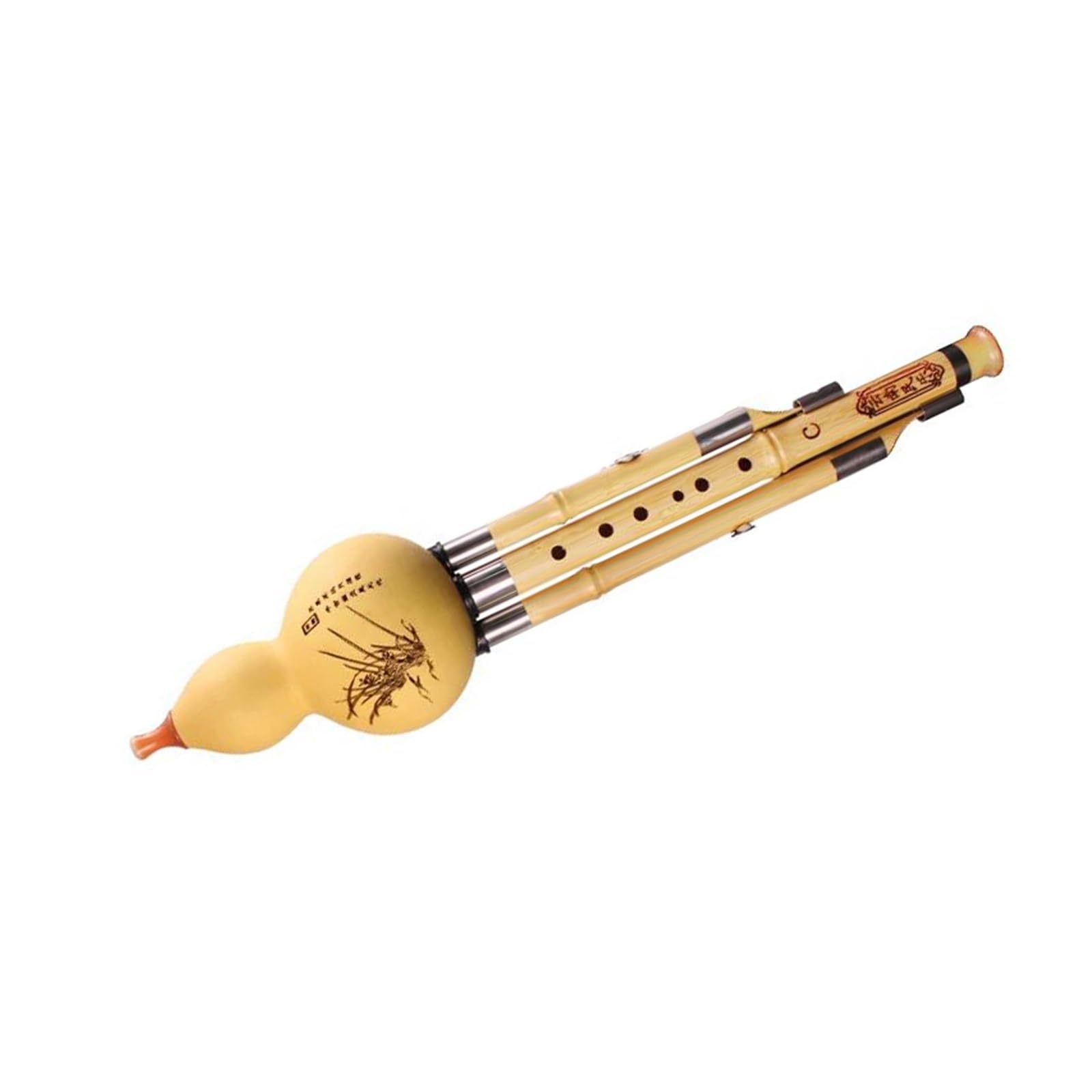 Flet Hulusi F/G Tone Hulusi Profesjonalny 7 Otworowy Instrument Dęty Drewniany Dla Dorosłych Początkujących(C Tone)