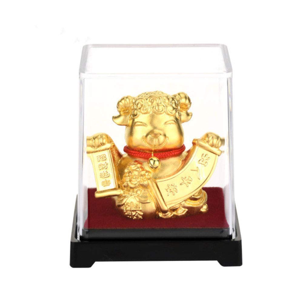 Zodiac Recueillir des Ornements Rat Voiture Décor Anti Stress Zen