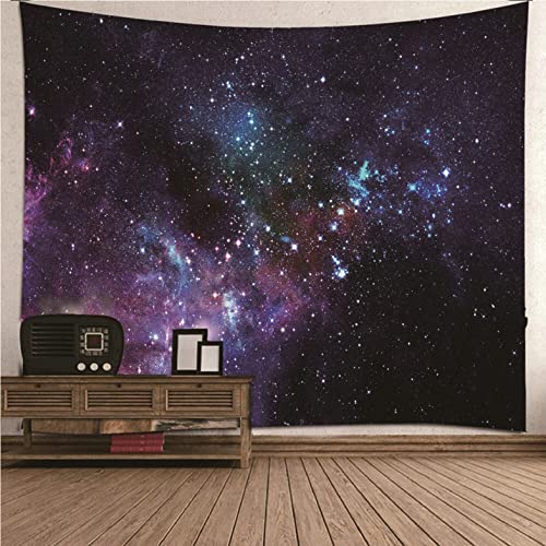 Tapisserie murale galaxie 200x200cm Isdreem pour salon et cuisine