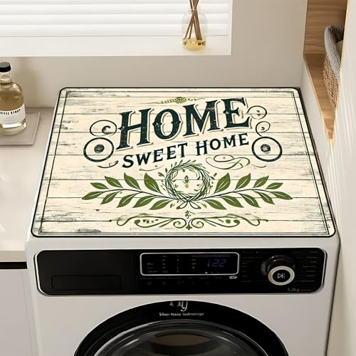 Image of Washer and Dryer Topper for Top,23.6 inch x 19.7 inch Washer Dryer Countertop Mat, Waterproof & Anti-Slip Dryer Top Protector Mat