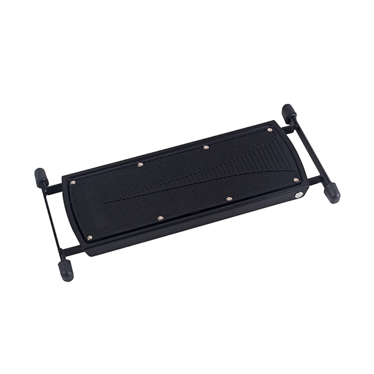 ERINGOGO Stable Guitar Foot Rest Stand Metal Footboard Anti-Slip Pad for Guitar (Black)