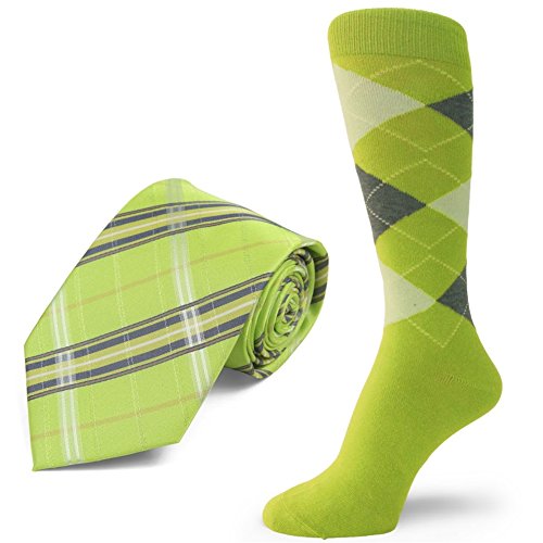 Spotlight Hosiery brand Men's Dress Socks &Necktie Set