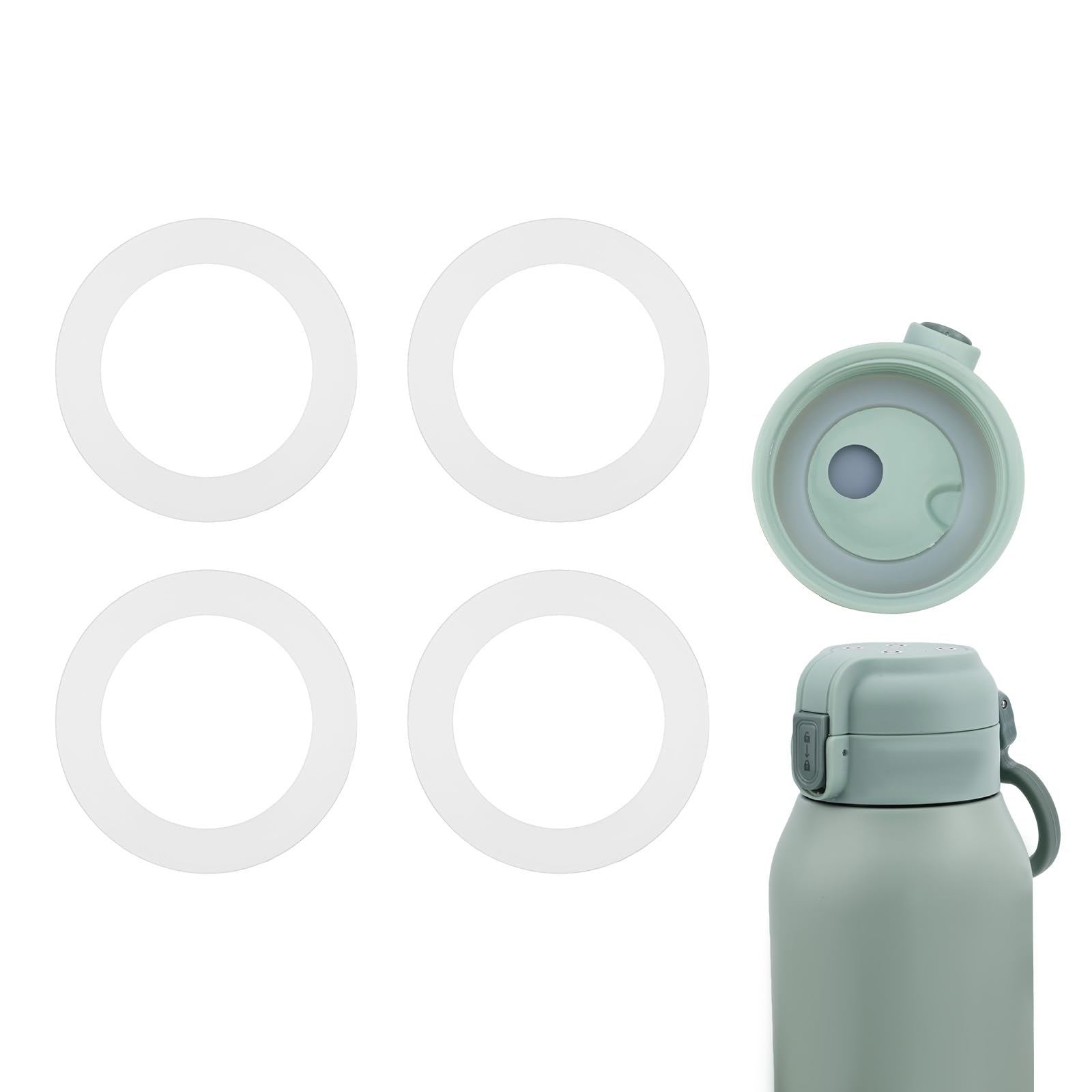 4pcs Gasket Seal Ring Replacement for Momcozy Baby Bottle Warmer