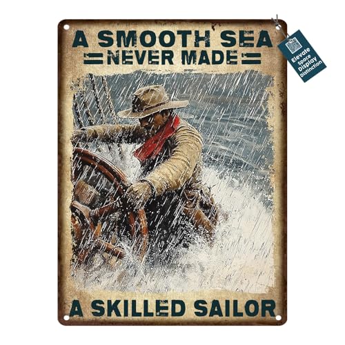 Affiche en métal vintage stylée pour sublimer votre garage ou abri de jardin