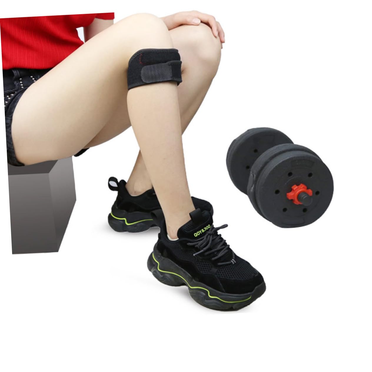 BRIGHTFUFU Compression Patella Strap 2 Pcs Sports Knee Pad for Outdoor Sports Comfortable Kneecap Running Knee Pad