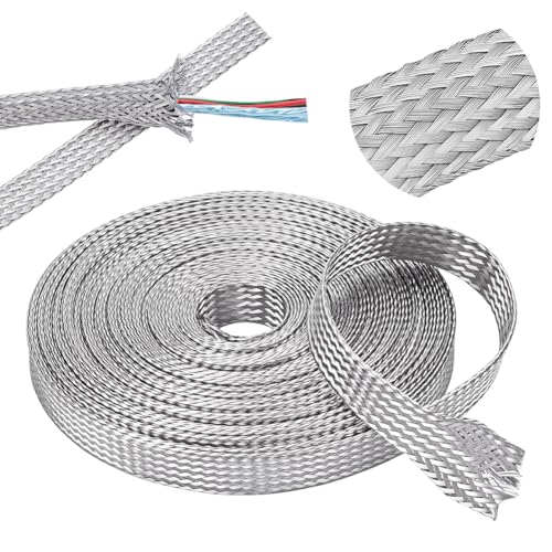 Cable de blindaje de alambre flexible NBEADS con malla expansible de 10m
