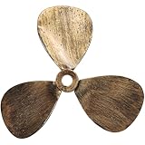 Everydecor Metal Nautical Ship Propeller - Vintage Wall Decor for Home Interior - Mix of Gold, Bronze, and Brown styles - Outstanding Piece of Art