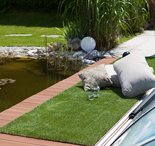 Gazon artificiel Chelsea pour balcon et terrasse ombragée rouleau 1x4 m