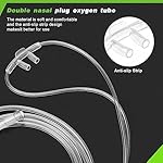 Adult Soft Nasal Oxygen Cannula Kit(10 Pack) - 7-ft Nasal Tubing for Oxygen, Included 5PCS Nasal Cannula Oxygen Tubing & 5PCS Tubing Connectors, Standard Connector - Image 3