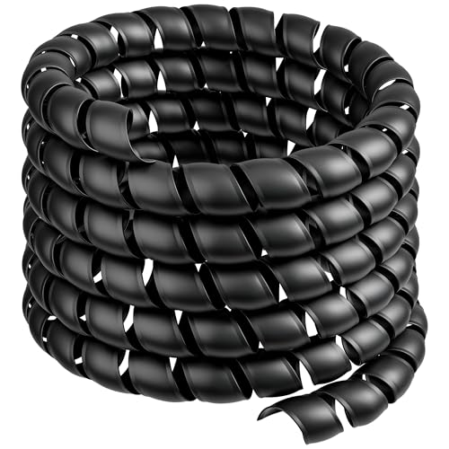 ANCIMOON Hydraulic Hose Protector 3/4 OD x 10 Length Spiral Wrap