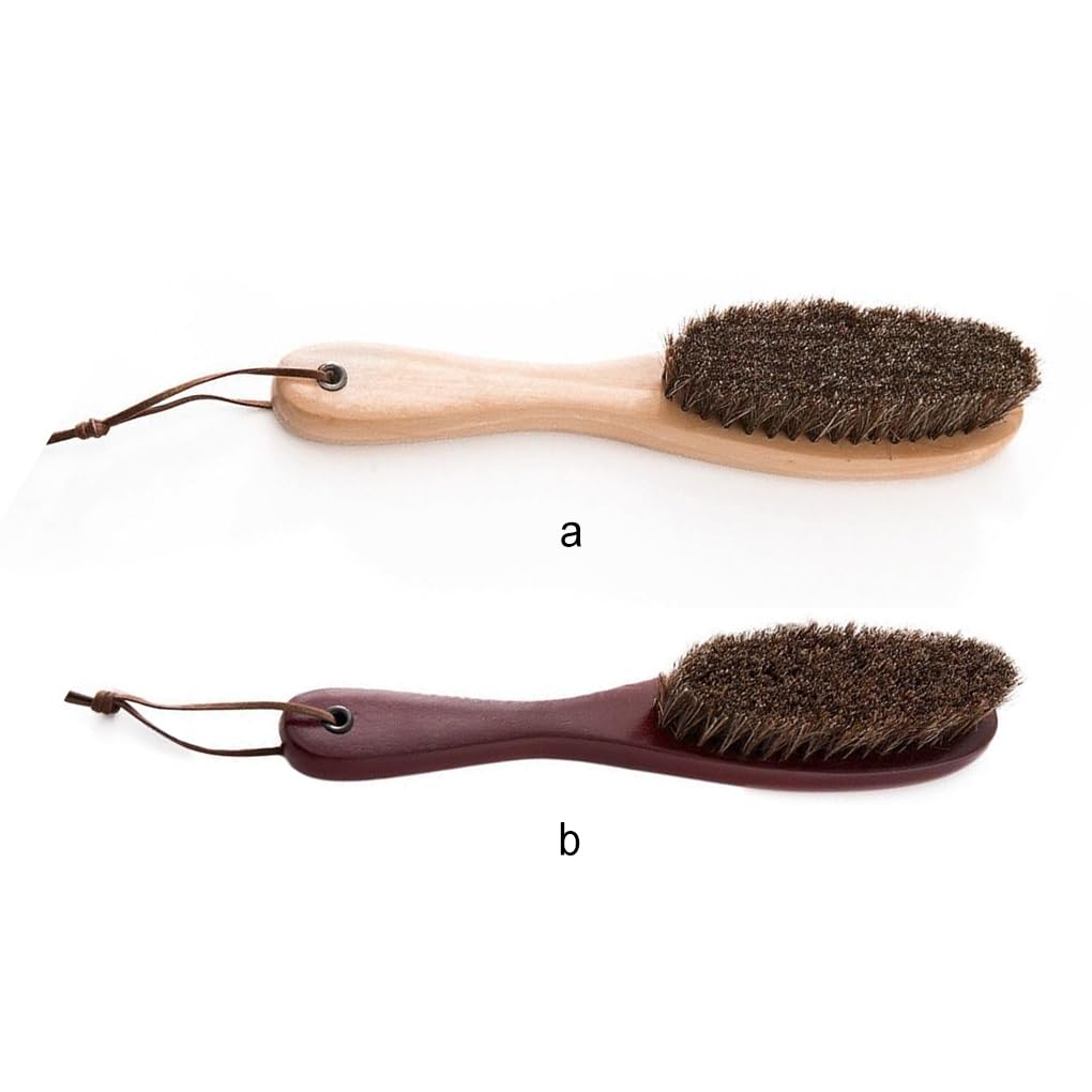 10er-Set Kleiderbürsten, Handheld-Holzgriff, Haushalt, Salon, Jacke, Möbel, Haare, Friseurbürsten, Reinigungswerkzeug mit Umhängeband, Rot