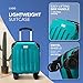 LUGG 15 Inch Skywander Lightweight Underseat Cabin Bag – EasyJet Approved Carry-On Suitcase, Durable ABS Hard Shell, Smooth Double Spinner Wheels, Water-Resistant & Compact Travel Luggage (45x34x20cm)