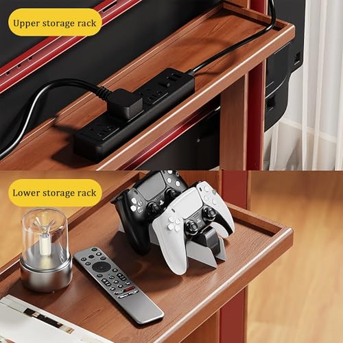 Soporte móvil para TV de 40 a 75 pulgadas ajustable en altura miniatura 5