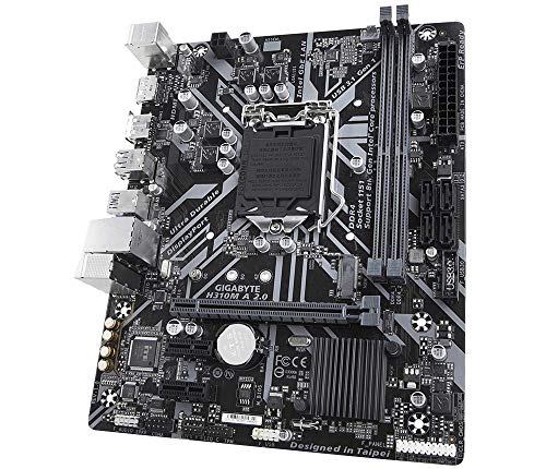 Image of GIGABYTE H310M A 2.0 (LGA1151 / Intel / H310 / Micro ATX / DDR4 / HDMI 1.4 / M.2 / Motherboard)