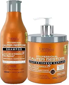 Kit Cauterização Forever Liss Shampoo e Máscara