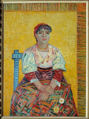 Pintura Vincent Van Gogh Agostina Segatori soluciona paredes vacías en oficina