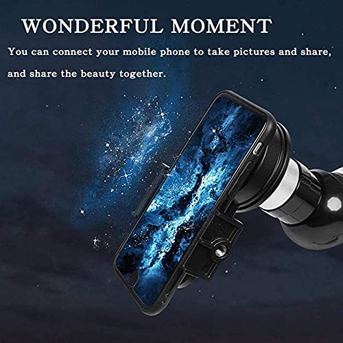 Telescopio astronómico refractor 80 mm con trípode ajustable miniatura 6
