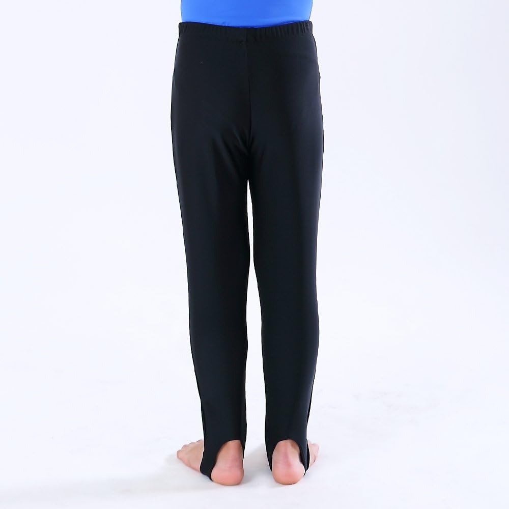Mens and Boys Gymnastics Pants Leotard Youth Ballet Tights Stirrup Pants for Dance Yoga Practice Athletic - Image 3