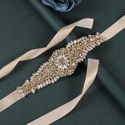 Crystal Bridal Belt for Wedding Gown Wedding Dress Belts with Rhinestones for Women4
