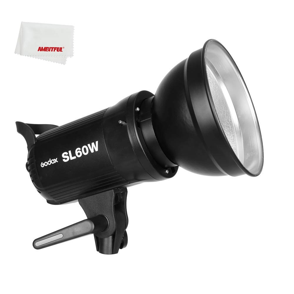 SL60W SL-60W 60WS Bowens Mount CRI 95+ LED Video Light SL60W White 5600K Version with RC-A5 Remote Control