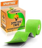 Sparthos Kinesiology Tape - Incredible Support for Athletic Sports and Recovery - Free Kinesio Tapin
