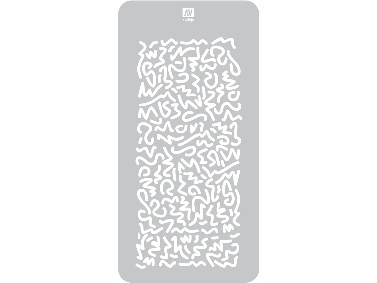 Vallejo Stencils ST-CAM001 Luftwaffe WWII Shingles Camo