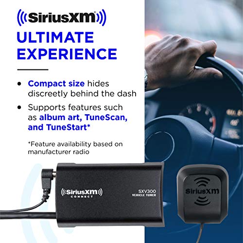 Siriusxm Sxv300V1 Satellite Radio Vehicle Tuner, Add To Any Siriusxm-Ready Car Stereo, Enjoy Siriusxm For As Low As $5/Month + $60 Service Card With Activation #TOP1