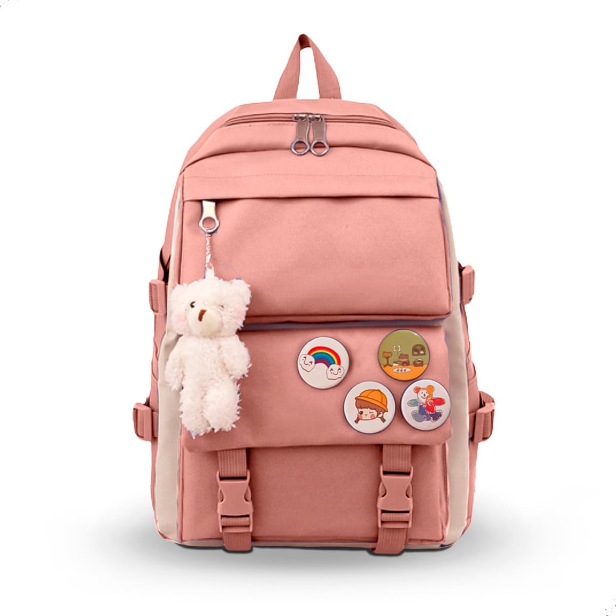 Kit Mochila Escolar Feminina 5 Peças Mochila Grande, Bolsa Lateral, Transversal, Estojo e Saquinho Ideal para Escola, Faculdade e Dia a Dia em promoção! Veja a oferta e mais achadinhos de Mochilas escolares 2 Hoje é o melhor dia para comprar Kit Mochila Escolar Feminina 5 Peças Mochila Grande, Bolsa Lateral, Transversal, Estojo e Saquinho Ideal para Escola, Faculdade e Dia a Dia com aquele preço maroto! Promoção! Aproveite a oferta! 2