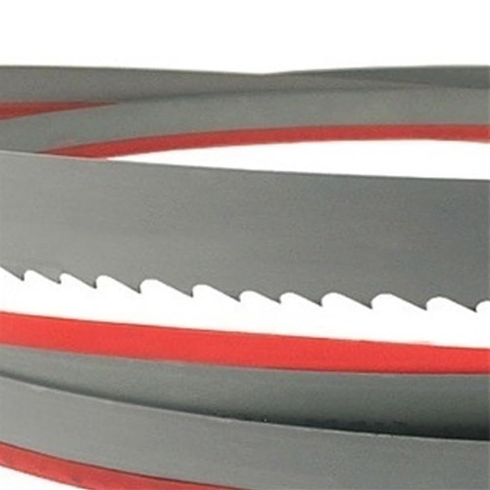Brzeszczoty do pił taśmowych, 3-pak, 8-12 TPI, 100 cm, kompaktowy bimetalowy M42 do cięcia metalu, trwałe i wszechstronne, idealne do precyzyjnej pracy