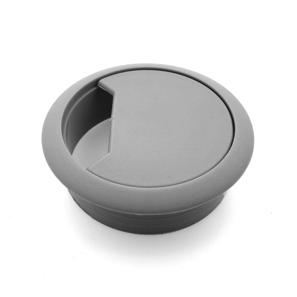 Modket M4327-51-GRY PC Computer Cord Cable Wires Organizer Hole Cover 2