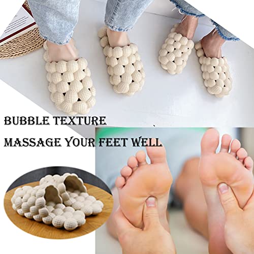 Bubble Slippers for Women Men, Funny Massage Golf Ball Slides, Cloud Cushion Thick Sole Spa, Non-slip Stress Relief Reflexology Sandals, Shower Bedroom4