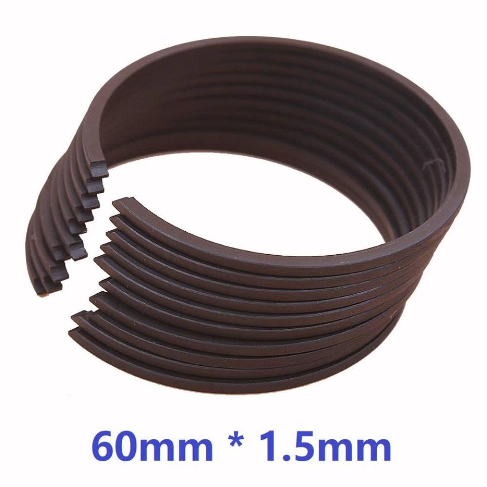 Kit de Segments de Piston 60mm X 1.5mm, 10 pièces, pièces d'outils de Jardin, modèles de tronçonneuse 3120 3120XP K1250 K1260 MS880 084 088 503289026