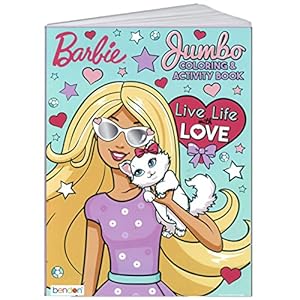 Barbie Live Life with Love Coloring and Activity Book – 96 Pages