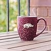 Rico Industries NCAA Arkansas Razorbacks 16 oz Team Color Laser Engraved Speckled Ceramic Coffee Mug #2