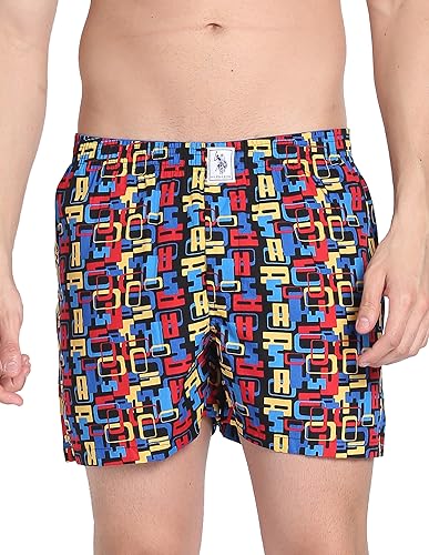 Image of U.S. Polo ASSN. Men's IYAC Back Pocket All Over Print Boxers - Pack of 1