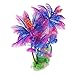 GRIRIW 1pc Fish Tank Landscaping Ornaments Artificial Tree Freshwater Aquarium Plants Botanical Decor Small Palm Tree Decor Artificial Aquarium Plants Betta Tank Props Small Coconut Resin