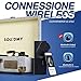 immagine 1Giradischi, Souidmy Giradischi Bluetooth con Altoparlanti, 3 Velocità, AUX/Cuffie/RCA, Nuova Funzione Wireless Incorporata, Argenteo