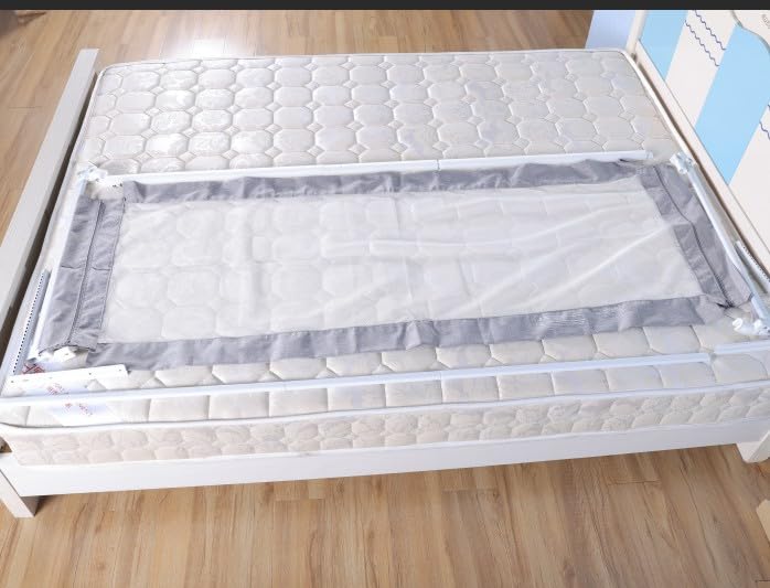 1-Piece Height Adjustable Bed Guard Rail for Toddlers
