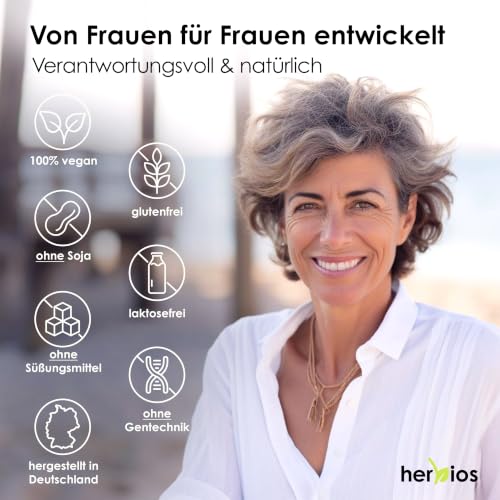 HERBIOS Wechseljahre Komplex mit Yamswurzel, Rotklee & Mönchspfeffer – Ansicht 5